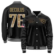 Men's Austin Deculus Tennessee Titans Black Salute to Service Sideline Performance Jacket
