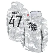 Men's Cam Riley Tennessee Titans Camo Arctic 2024 Salute to Service Club Fleece Pullover Hoodie