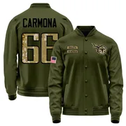 Men's Fernando Carmona Tennessee Titans Olive Salute to Service Sideline Performance Jacket