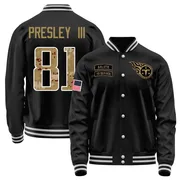 Men's Hal Presley III Tennessee Titans Black Salute to Service Sideline Performance Jacket