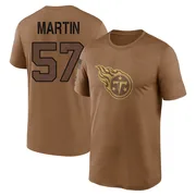 Men's Jacob Martin Tennessee Titans Legend Brown 2023 Salute To Service Performance T-Shirt