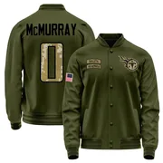 Men's Jalen McMurray Tennessee Titans Olive Salute to Service Sideline Performance Jacket