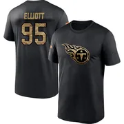 Men's Jordan Elliott Tennessee Titans Black 2020 Salute To Service Performance T-Shirt