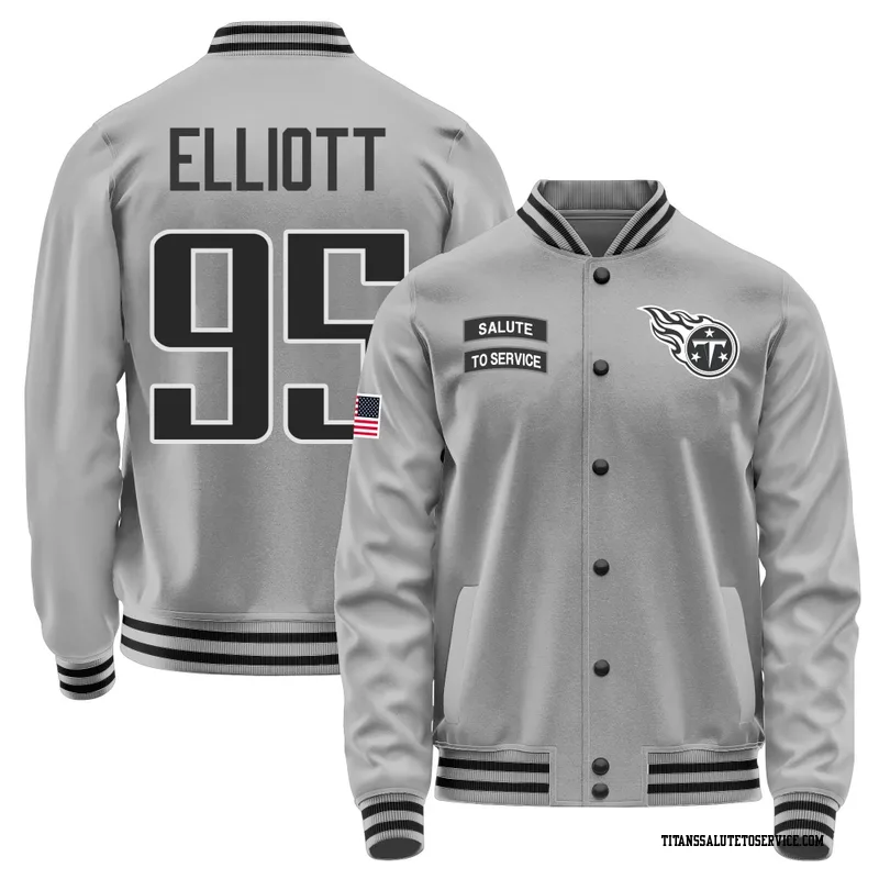 Men's Jordan Elliott Tennessee Titans Gray Salute to Service Performance Jacket