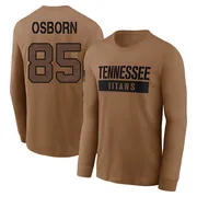 Men's K.J. Osborn Tennessee Titans Brown 2023 Salute To Service Long Sleeve T-Shirt