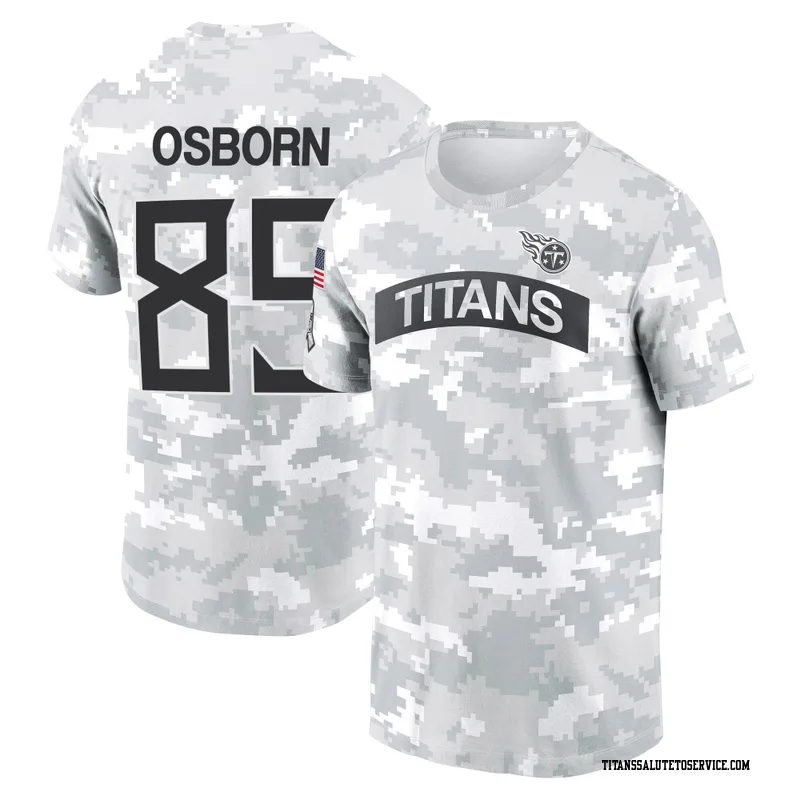 Men's K.J. Osborn Tennessee Titans Camo Arctic 2024 Salute to Service Performance T-Shirt
