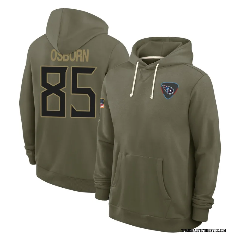 Men's K.J. Osborn Tennessee Titans Olive 2025 Salute to Service Hoodie