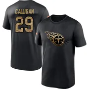 Men's Keydrain Calligan Tennessee Titans Black 2020 Salute To Service Performance T-Shirt