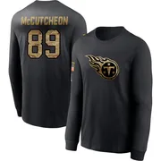 Men's Lance McCutcheon Tennessee Titans Black 2020 Salute To Service Sideline Performance Long Sleeve T-Shirt