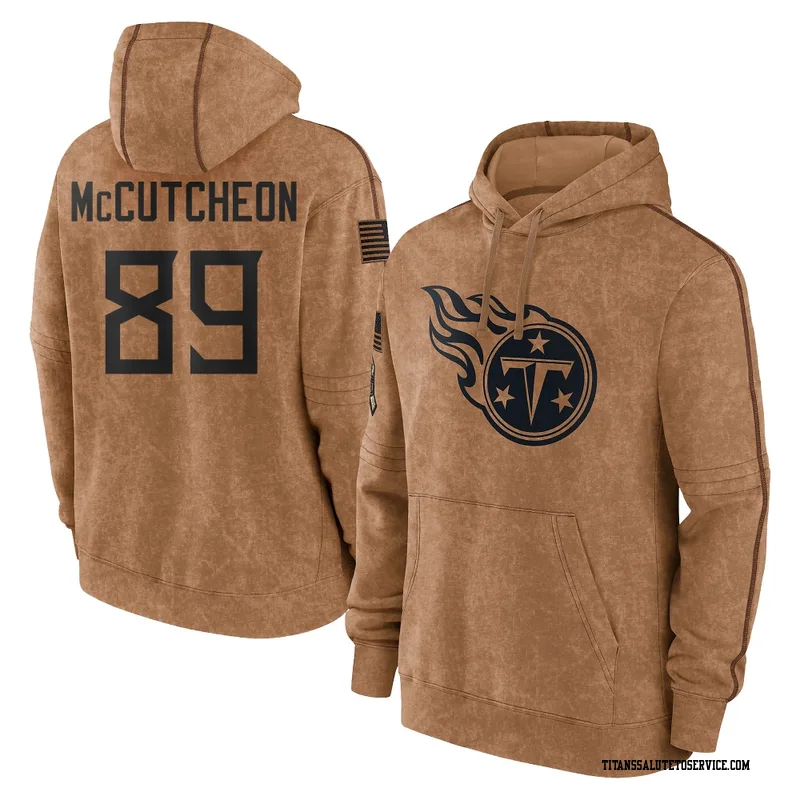 Men's Lance McCutcheon Tennessee Titans Brown 2023 Salute To Service Club Pullover Hoodie