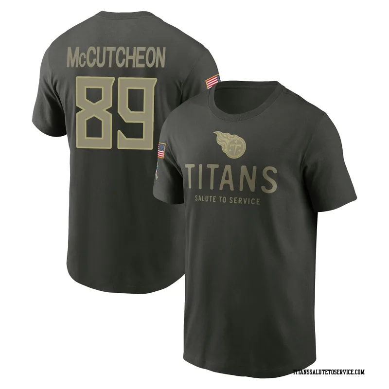 Men's Lance McCutcheon Tennessee Titans Green Forest/ 2025 Salute to Service Sideline Primary Edge T-Shirt