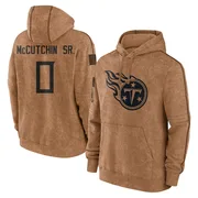 Men's Latrell McCutchin Sr. Tennessee Titans Brown 2023 Salute To Service Club Pullover Hoodie