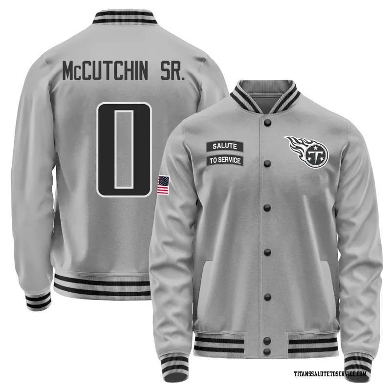 Men's Latrell McCutchin Sr. Tennessee Titans Gray Salute to Service Performance Jacket