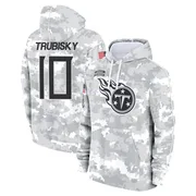 Men's Mitchell Trubisky Tennessee Titans Camo Arctic 2024 Salute to Service Club Fleece Pullover Hoodie