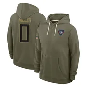 Men's Rasheed Miller Tennessee Titans Olive 2025 Salute to Service Hoodie