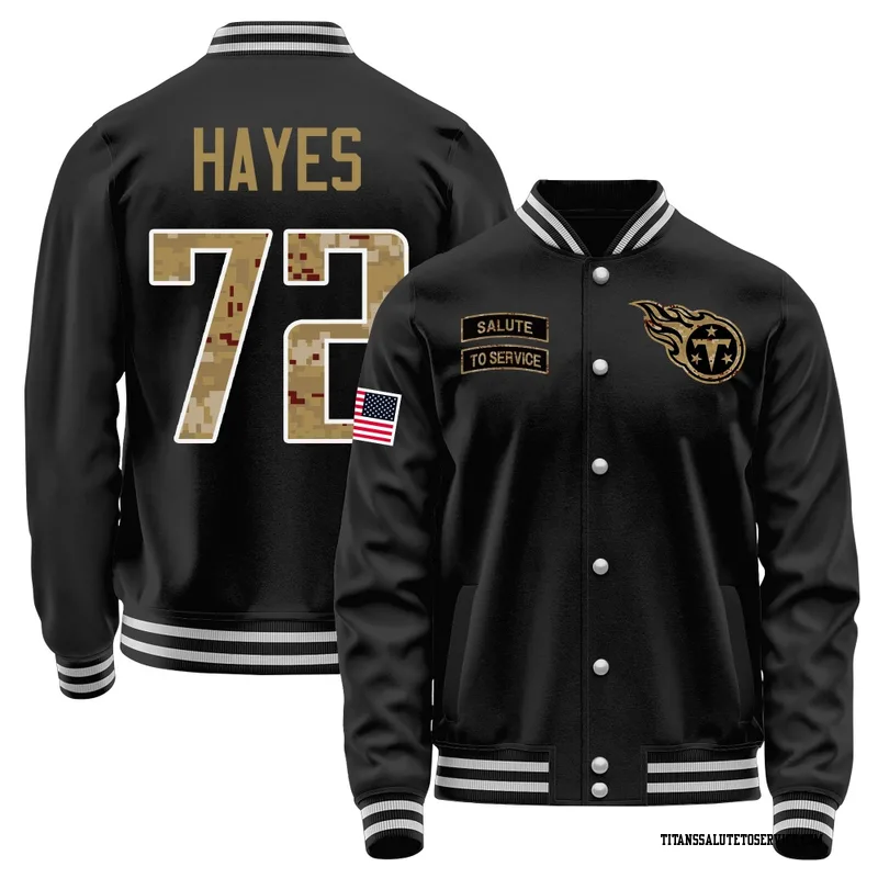 Men's Ryan Hayes Tennessee Titans Black Salute to Service Sideline Performance Jacket