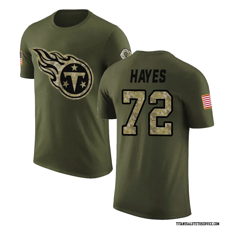 Men's Ryan Hayes Tennessee Titans Legend Olive Salute to Service T-Shirt