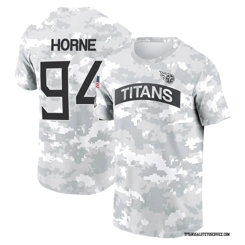 Men's Timmy Horne Tennessee Titans Camo Arctic 2024 Salute to Service Performance T-Shirt