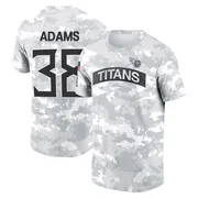 Men's Tony Adams Tennessee Titans Camo Arctic 2024 Salute to Service Performance T-Shirt