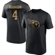 Men's Wan'Dale Robinson Tennessee Titans Black 2020 Salute To Service Performance T-Shirt