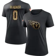 Women's Aamil Wagner Tennessee Titans Black 2020 Salute To Service Performance T-Shirt