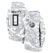 Women's Hank Beatty Tennessee Titans Camo Arctic 2024 Salute to Service Club Fleece Pullover Hoodie