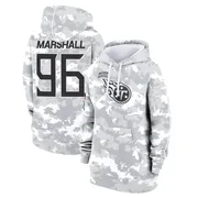 Women's Jackie Marshall Tennessee Titans Camo Arctic 2024 Salute to Service Club Fleece Pullover Hoodie