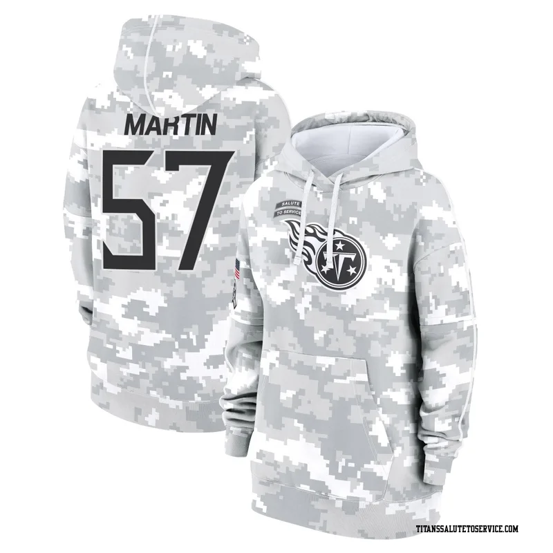 Women's Jacob Martin Tennessee Titans Camo Arctic 2024 Salute to Service Club Fleece Pullover Hoodie