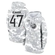 Women's Jaren Kanak Tennessee Titans Camo Arctic 2024 Salute to Service Club Fleece Pullover Hoodie
