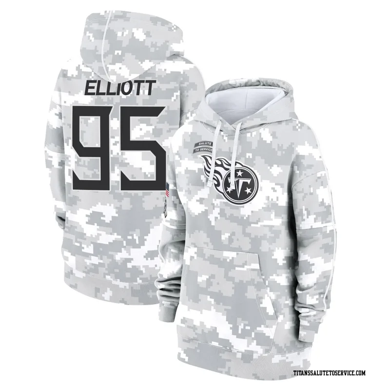 Women's Jordan Elliott Tennessee Titans Camo Arctic 2024 Salute to Service Club Fleece Pullover Hoodie