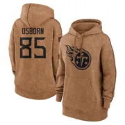 Women's K.J. Osborn Tennessee Titans Brown 2023 Salute To Service Pullover Hoodie