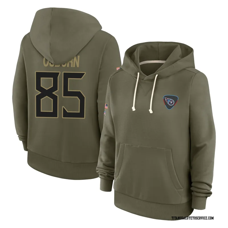 Women's K.J. Osborn Tennessee Titans Olive 2025 Salute to Service Hoodie