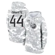 Women's Mohamoud Diabate Tennessee Titans Camo Arctic 2024 Salute to Service Club Fleece Pullover Hoodie