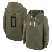 Women's Rasheed Miller Tennessee Titans Olive 2025 Salute to Service Hoodie
