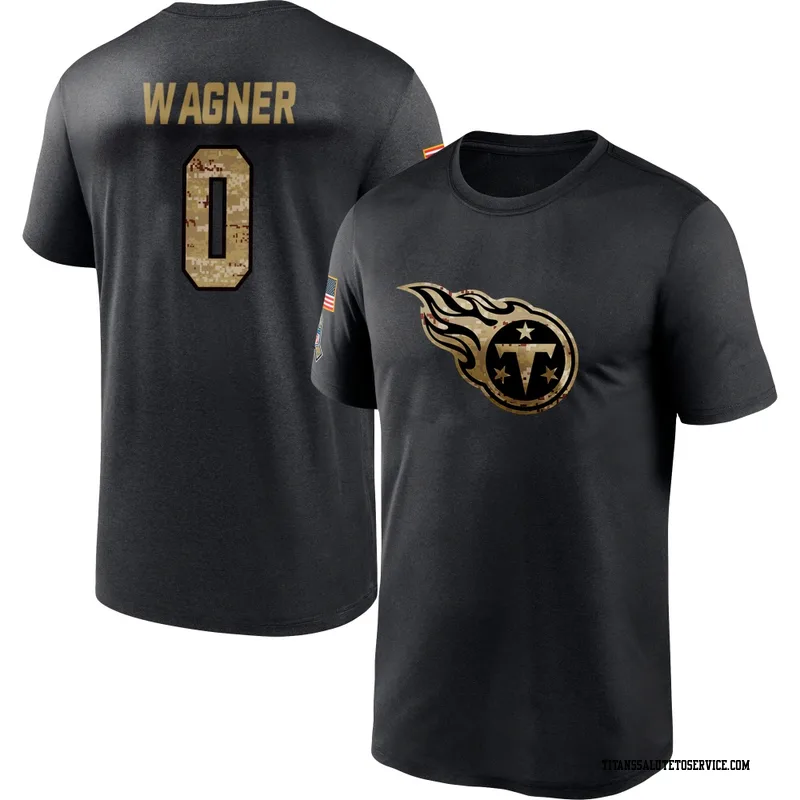 Youth Aamil Wagner Tennessee Titans Black 2020 Salute To Service Performance T-Shirt