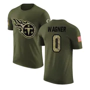 Youth Aamil Wagner Tennessee Titans Legend Olive Salute to Service T-Shirt