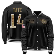 Youth Carnell Tate Tennessee Titans Black Salute to Service Sideline Performance Jacket