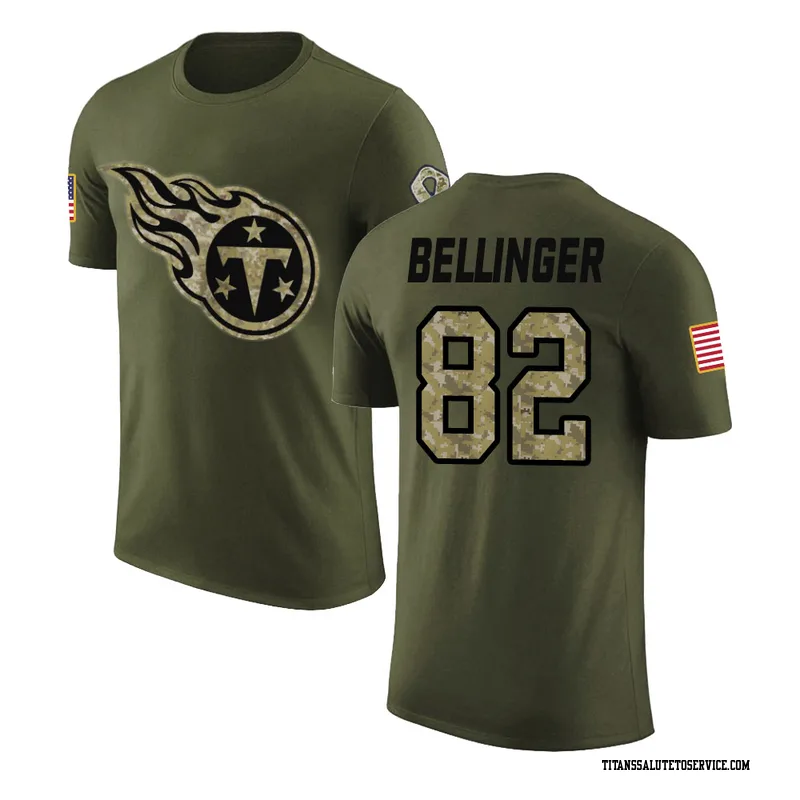 Youth Daniel Bellinger Tennessee Titans Legend Olive Salute to Service T-Shirt