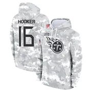 Youth Hendon Hooker Tennessee Titans Camo Arctic 2024 Salute to Service Club Fleece Pullover Hoodie