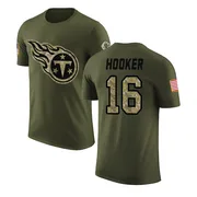 Youth Hendon Hooker Tennessee Titans Legend Olive Salute to Service T-Shirt