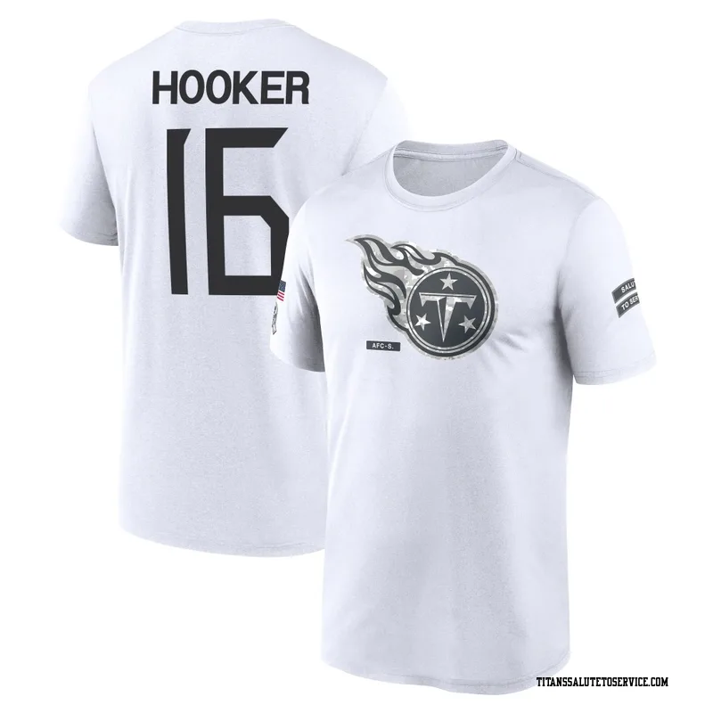Youth Hendon Hooker Tennessee Titans Legend White 2024 Salute to Service Performance T-Shirt