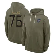 Youth Isaiah Raikes Tennessee Titans Olive 2025 Salute to Service Hoodie
