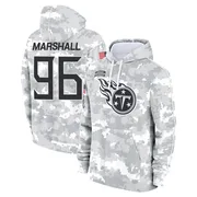 Youth Jackie Marshall Tennessee Titans Camo Arctic 2024 Salute to Service Club Fleece Pullover Hoodie