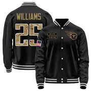 Youth Joshua Williams Tennessee Titans Black Salute to Service Sideline Performance Jacket