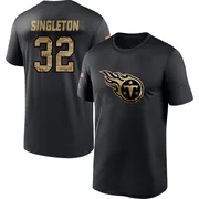 Youth Nicholas Singleton Tennessee Titans Black 2020 Salute To Service Performance T-Shirt