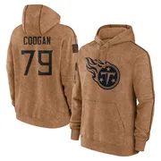 Youth Pat Coogan Tennessee Titans Brown 2023 Salute To Service Club Pullover Hoodie
