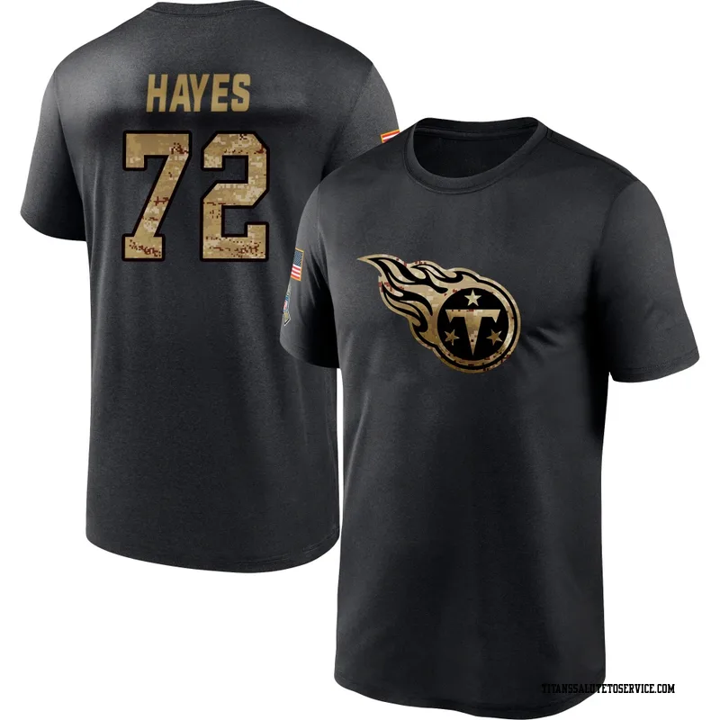 Youth Ryan Hayes Tennessee Titans Black 2020 Salute To Service Performance T-Shirt