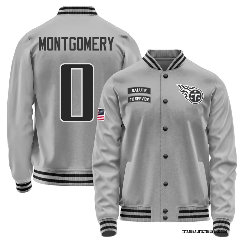 Youth Tyren Montgomery Tennessee Titans Gray Salute to Service Performance Jacket